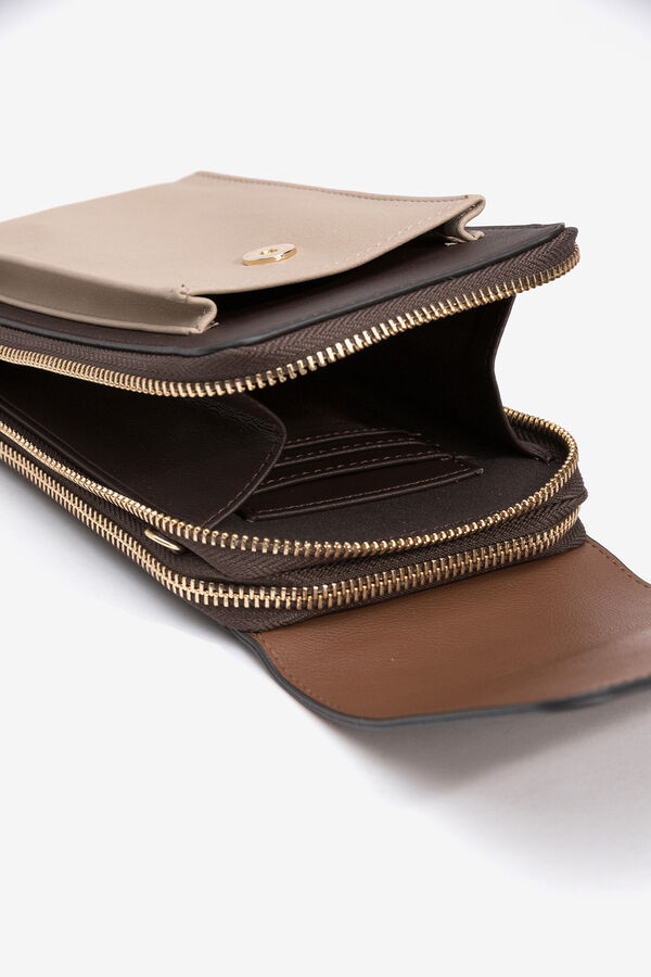 Vilanova Bolso para m&oacute;vil tricolor Camel