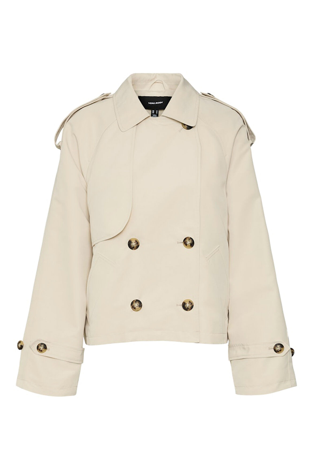 Vero Moda Gabardina corta cuello de solapa