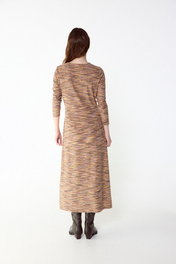 Slowlove Vestido punto melange Multicolor