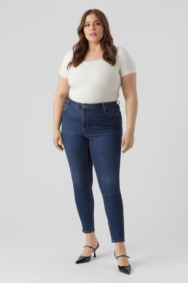 Vero Moda Curve Vaquero Slim talla grande Azul