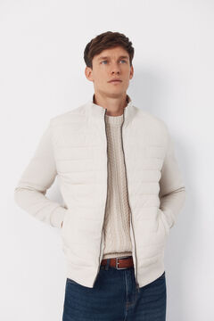 Cortefiel C&aacute;rdigan tejido combinado