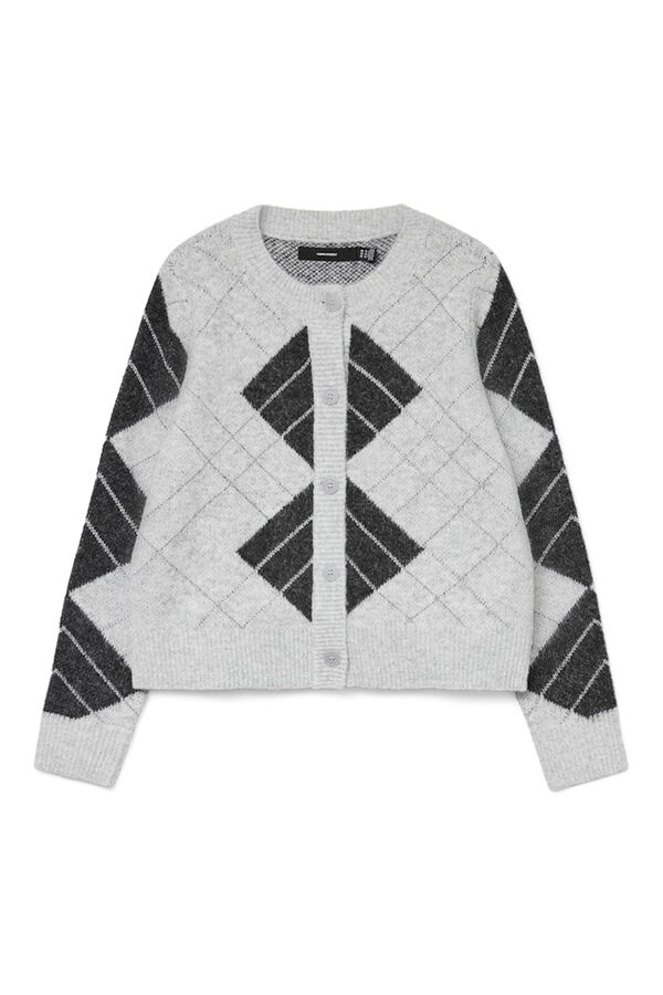Vero Moda C&aacute;rdigan rombos Gris