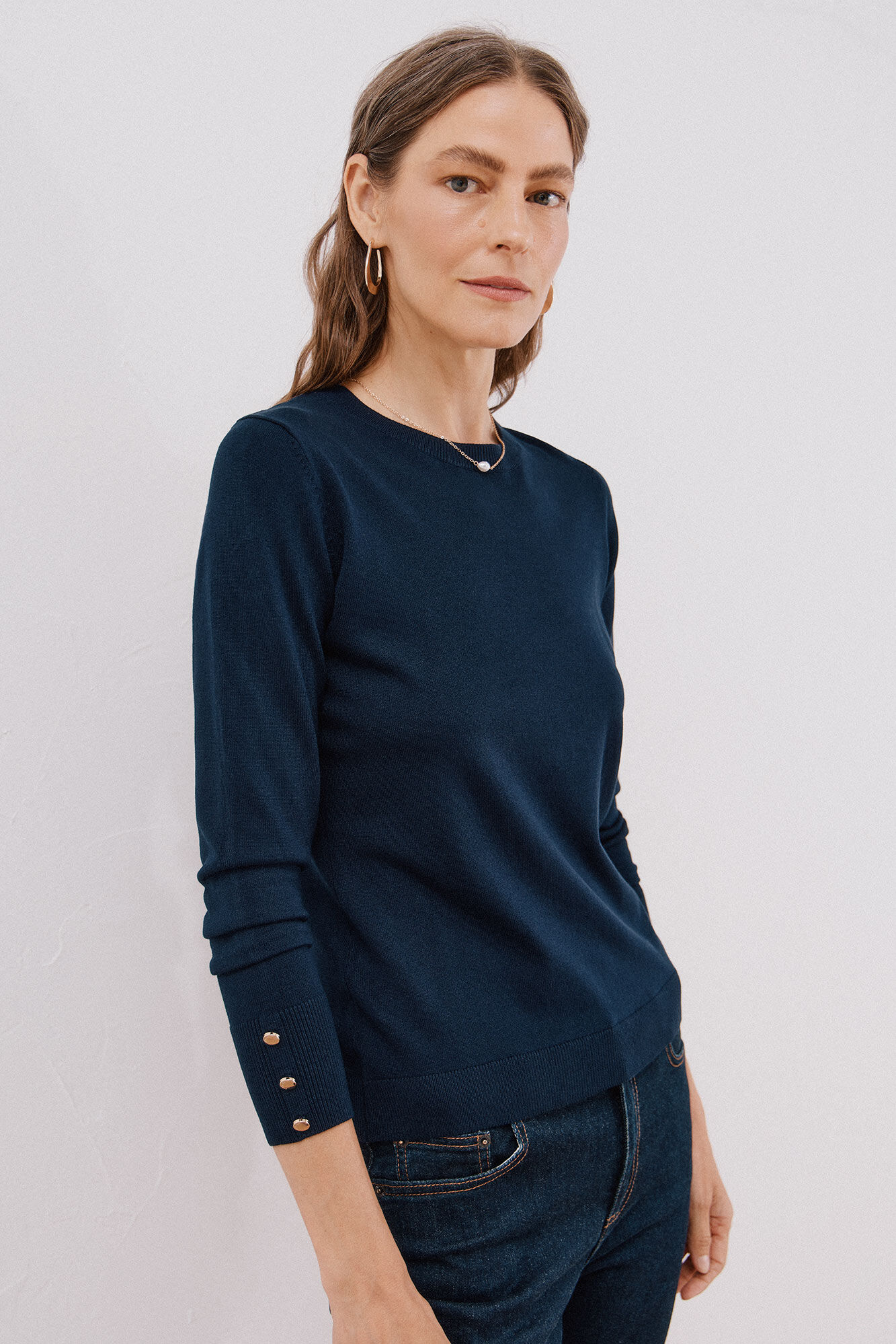 Cortefiel Jersey caja botones