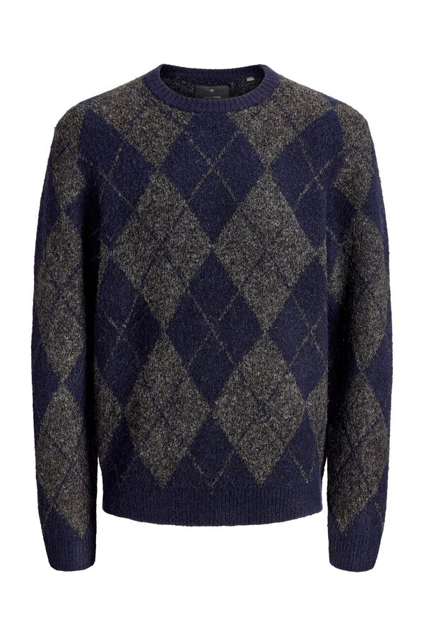 Jack & Jones Jersey regular con lana Azul marino