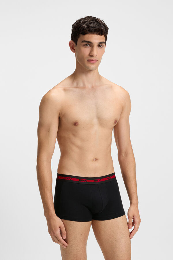 HUGO Pack 3 boxers Negro