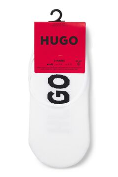 HUGO Pack tres calcetines Blanco
