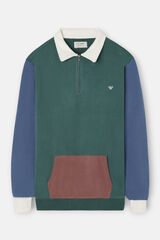 Silbon Sudadera media cremallera Verde