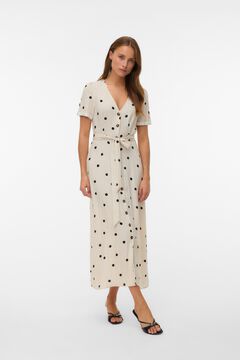 Vero Moda Vestido midi de bolinhas