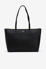 Vilanova Bolso Shopper con Bolsillo Negro
