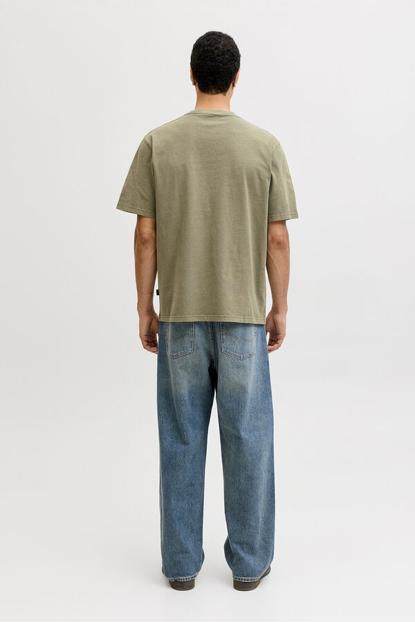 Jack & Jones Camiseta lavada logo Verde