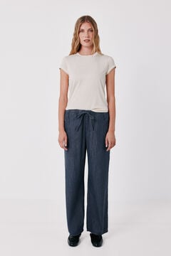 Cortefiel Pantal&oacute;n pijamero Chambr&eacute;