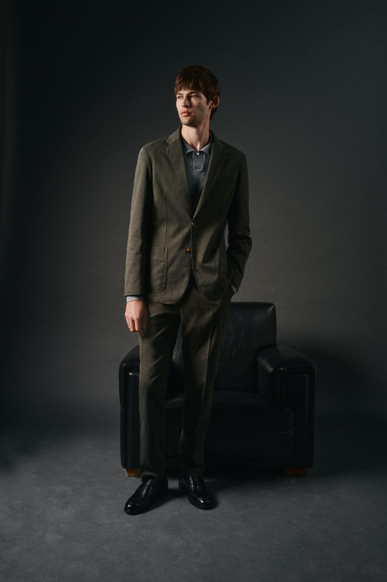 OOTO Americana traje algod&oacute;n coordinado