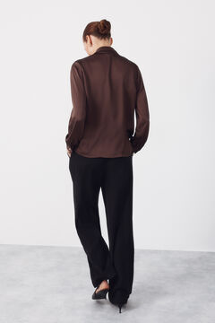 Cortefiel Blusa satinada lazada