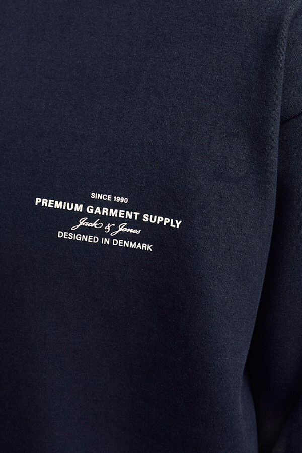 Jack & Jones Sudadera b&aacute;sica estampado Azul marino