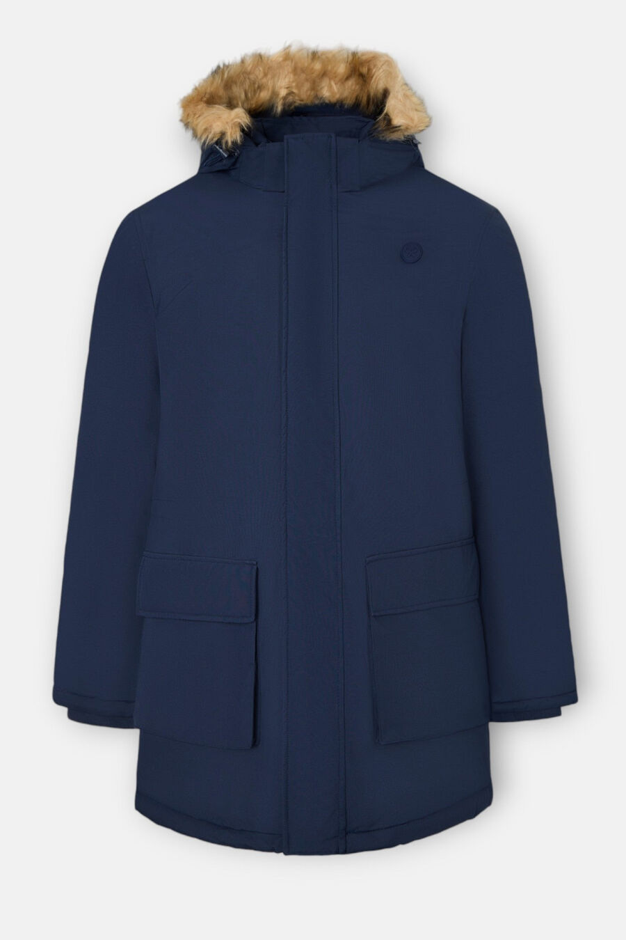 Abrigo largo tecnico capucha