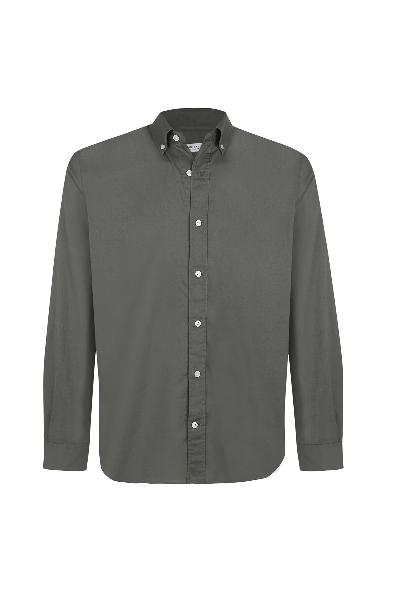Cortefiel Camisa lisa em oxford leve