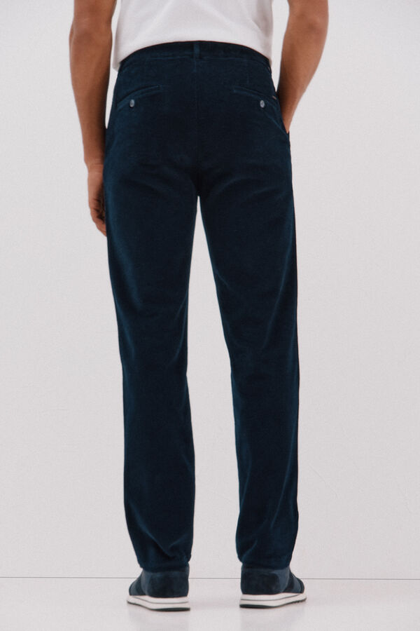 Cortefiel Corduroy chinos Navy