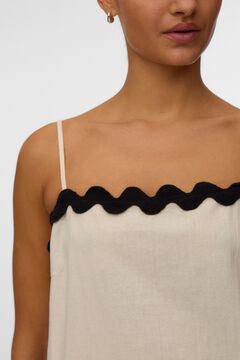 Vero Moda Top de al&ccedil;as decote quadrado
