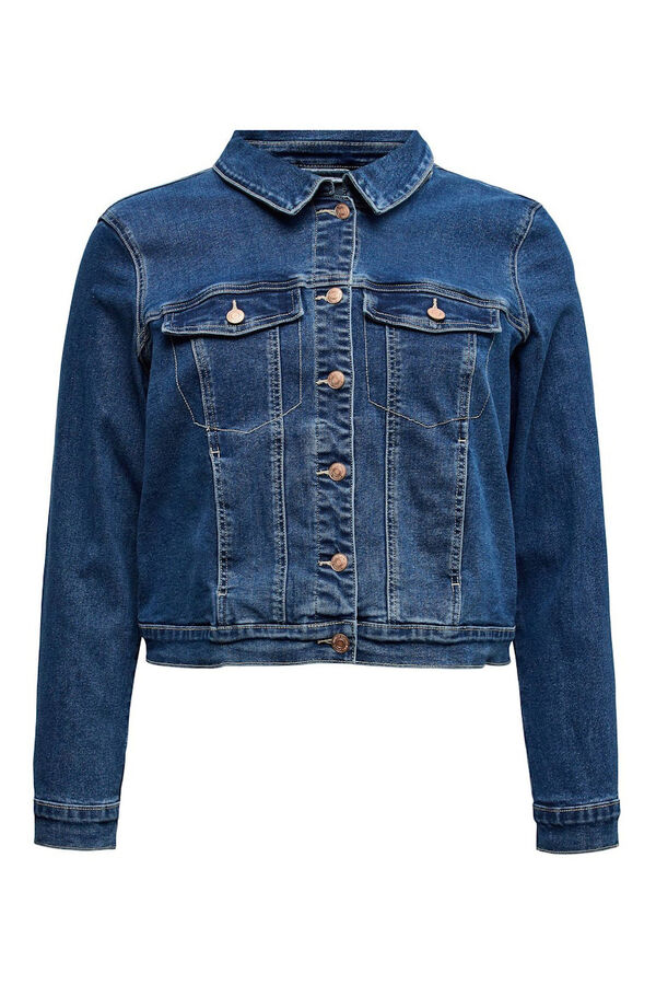 Vero Moda Curve Chaqueta vaquera talla grande Blue