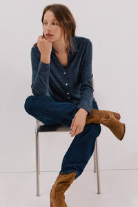 Cortefiel Camisa punto el&aacute;stico