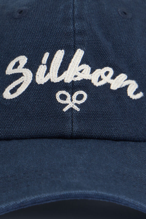 Silbon Gorra silbon lavada Azul marino
