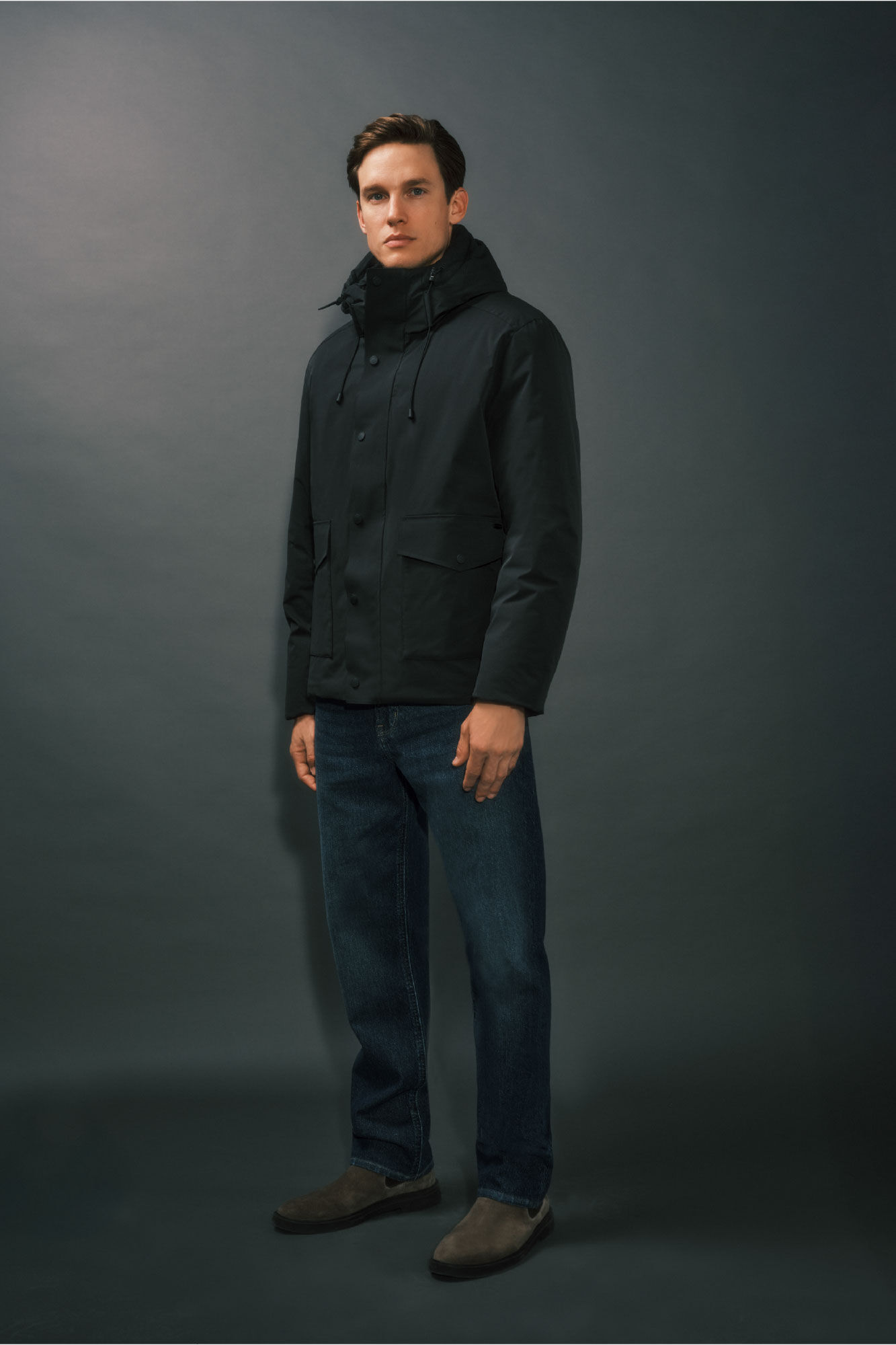 Cortefiel Parka con capucha