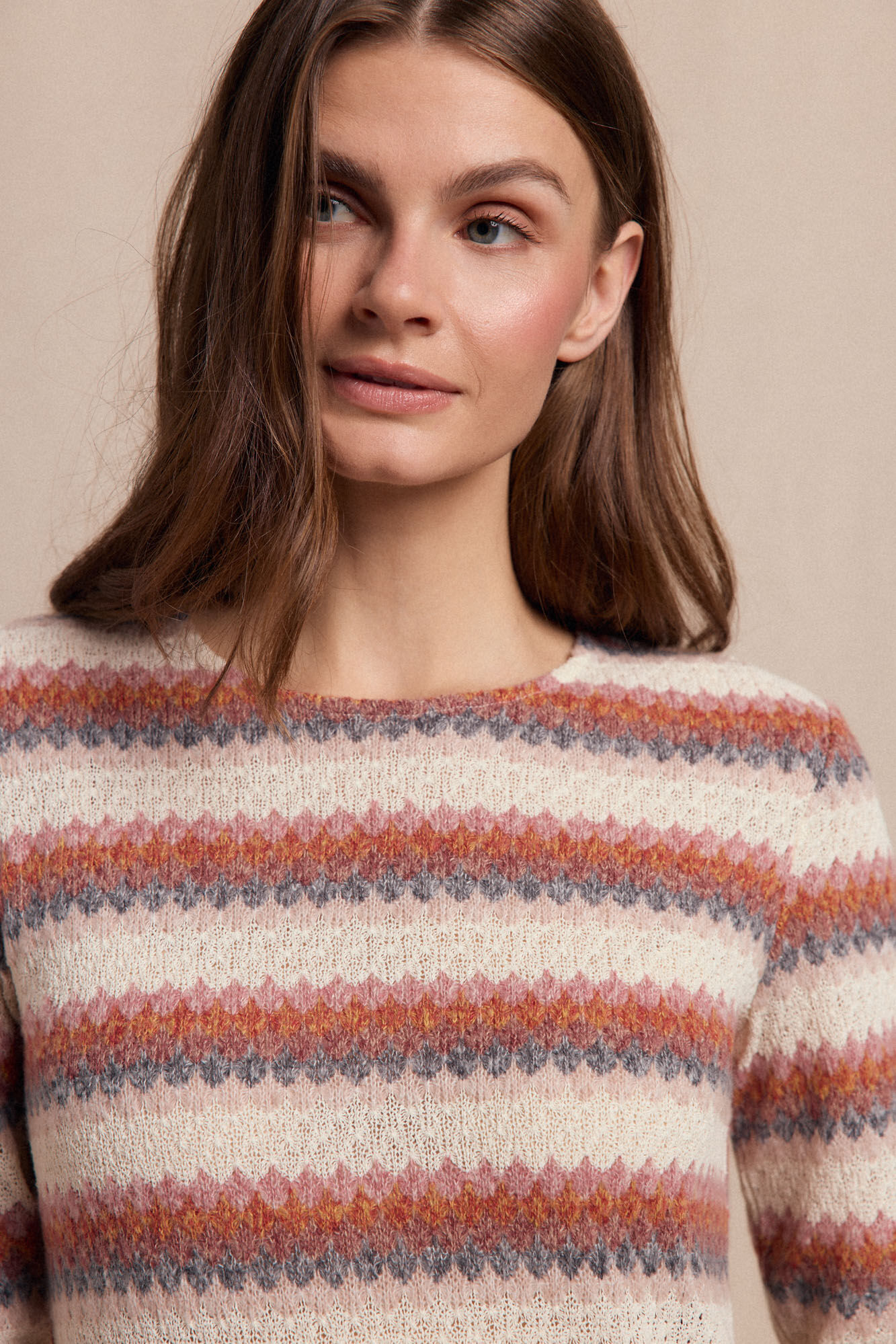 Slowlove Vestido estruturado multicolor