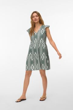 Vero Moda Vestido corto de lino