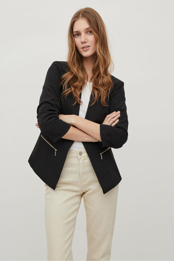 Vila Blazer de mujer entallada Black
