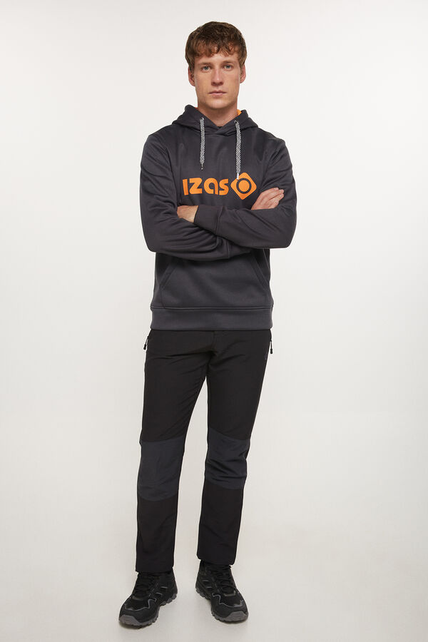 Izas Sudadera con logotipo gris