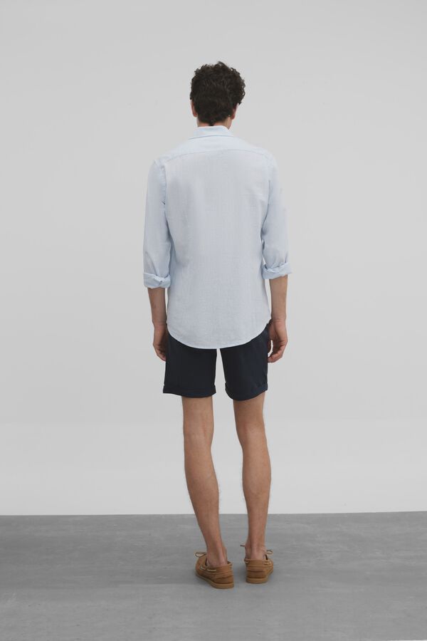 Silbon Camisa sport silbon soft Azul