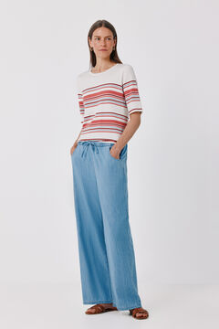 Cortefiel Pantal&oacute;n pijamero Chambr&eacute;