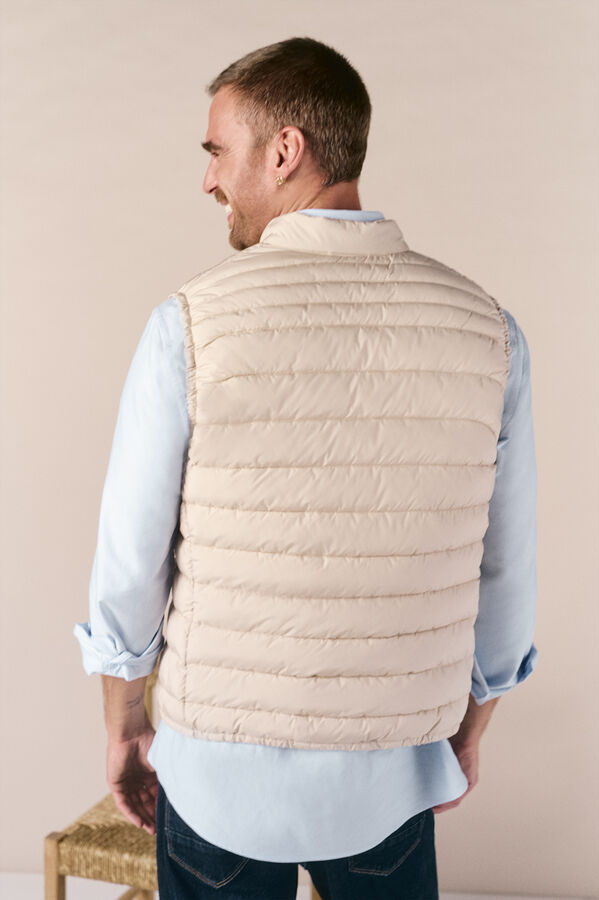 OOTO Chaleco acolchado ultralight Beige