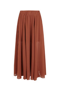 Slowlove Falda midi de gasa