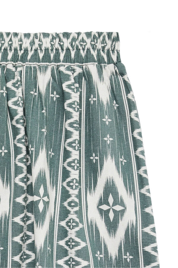 Vero Moda Falda lino 7/8 Verde