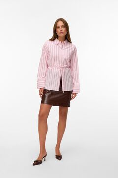 Vero Moda Falda corta efecto piel cocodrilo