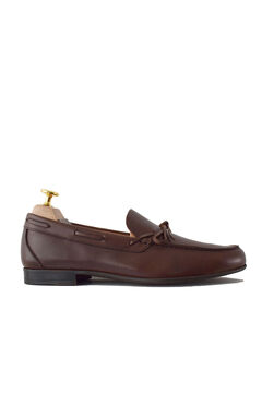 Cloking Zapato Mocas&iacute;n Lazo Marr&oacute;n Marr&oacute;n oscuro