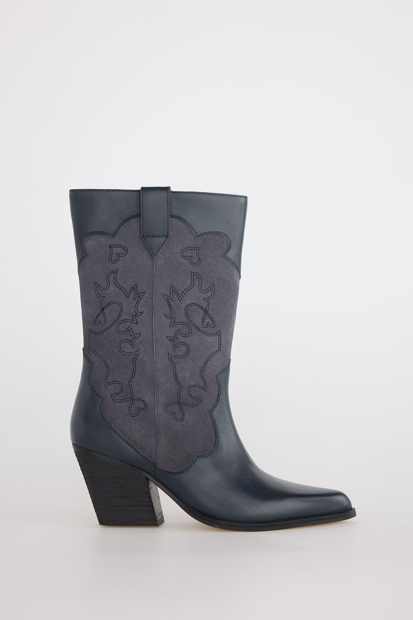 Slowlove Bota de pele e croute