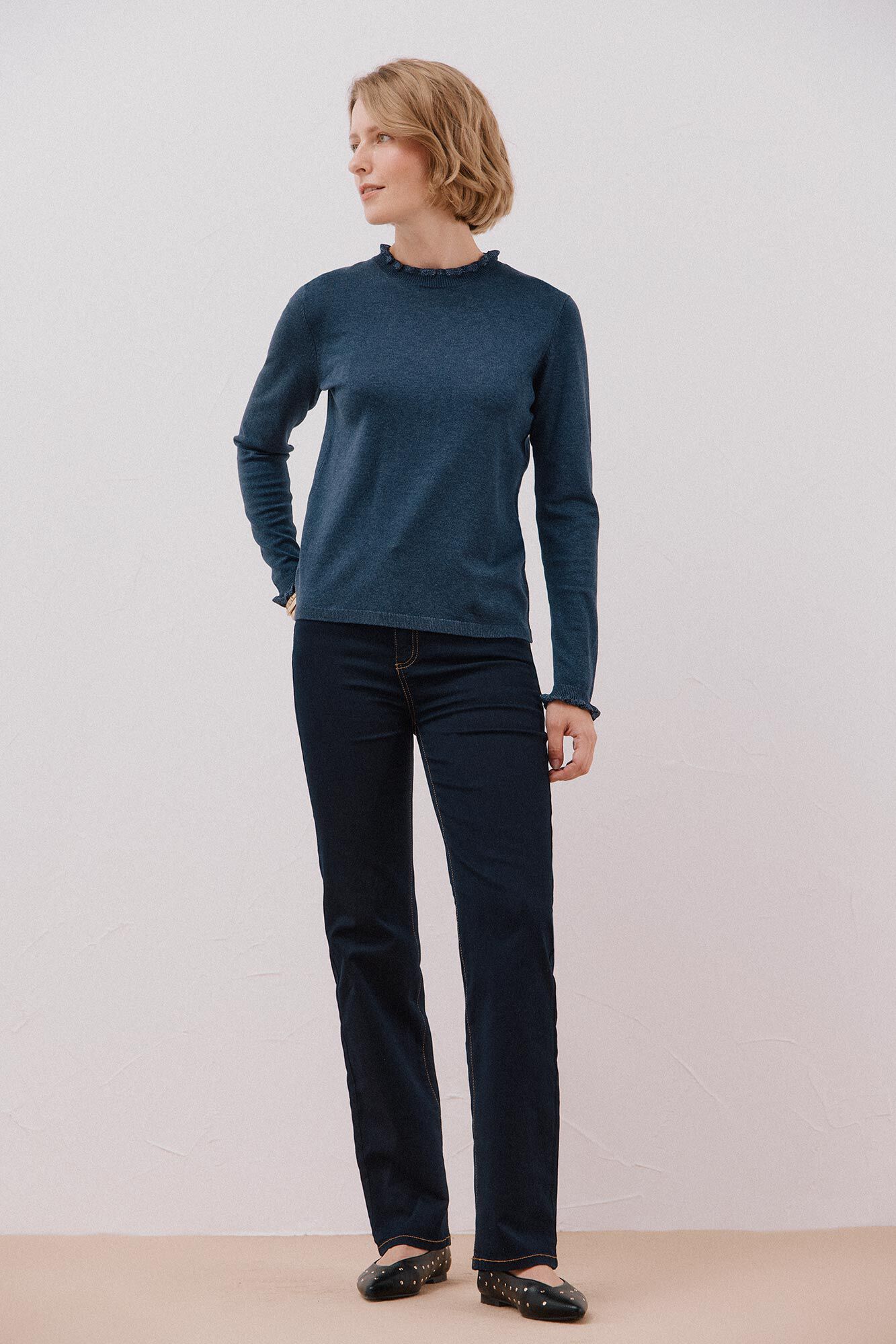 Cortefiel Jersey volante cuello