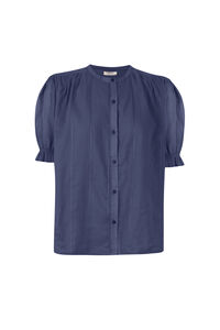 Slowlove Blusa dobby fluida