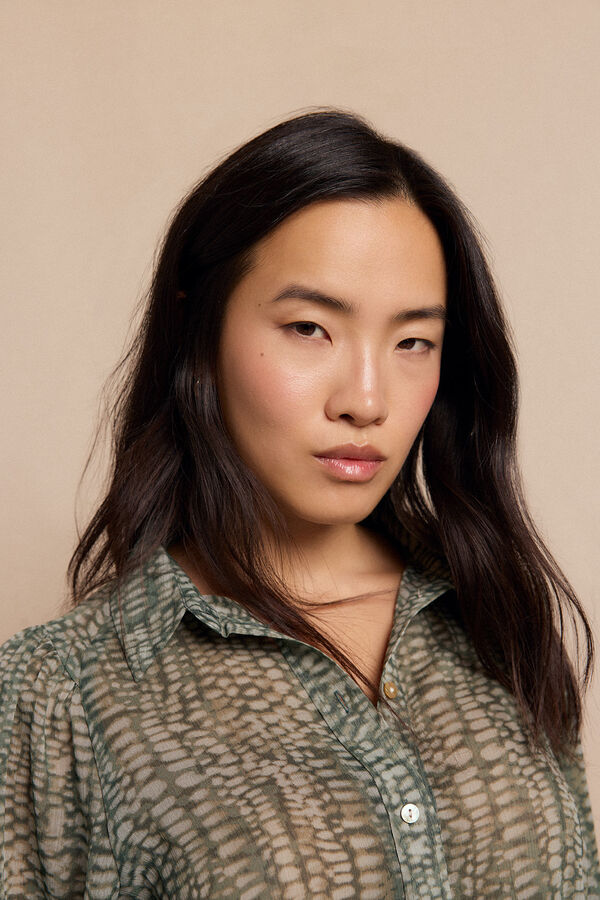 Slowlove Camisa estampada Green