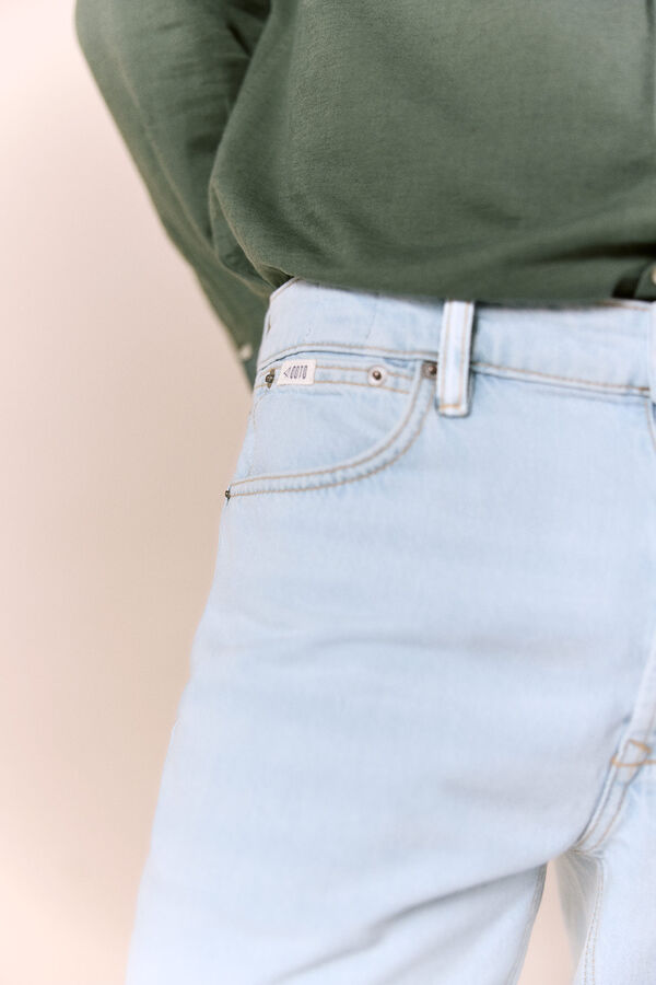 OOTO Pantal&oacute;n vaquero new straight fit Azul Claro