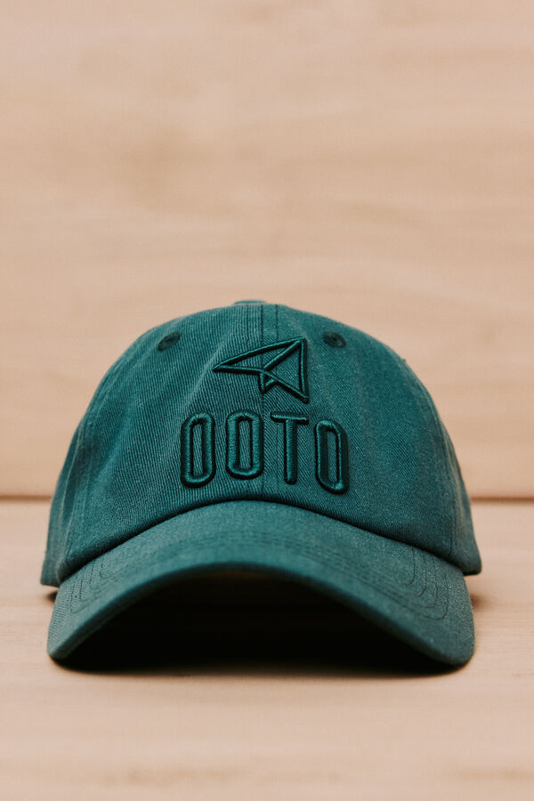 OOTO Gorra visera textil Verde oscuro