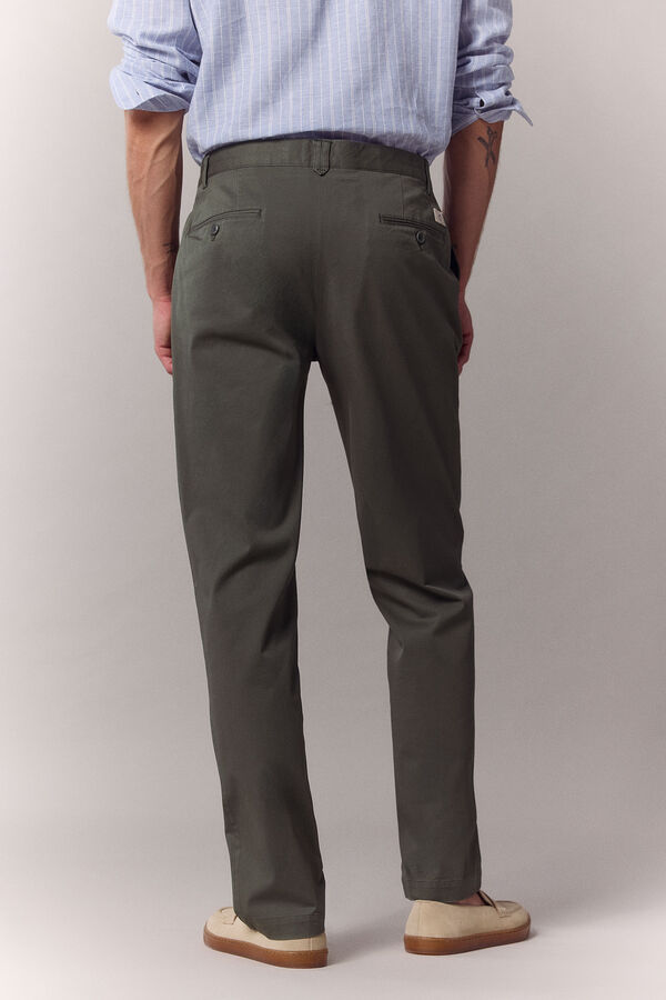 OOTO Pantal&oacute;n traje coordinado algod&oacute;n Kaki