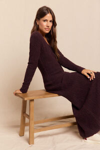 Slowlove Vestido de malha Aranese