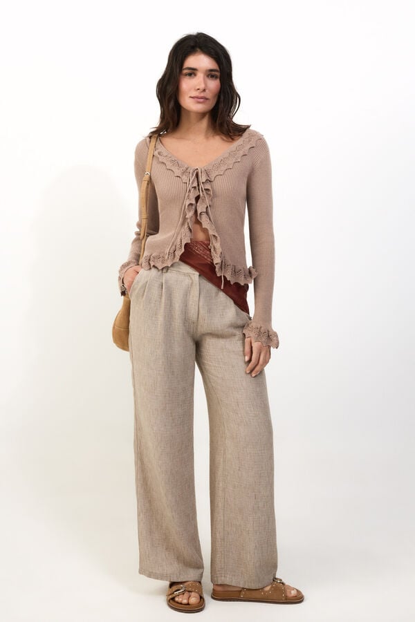 Slowlove Pantal&oacute;n flu&iacute;do &iacute;ndigo Arena