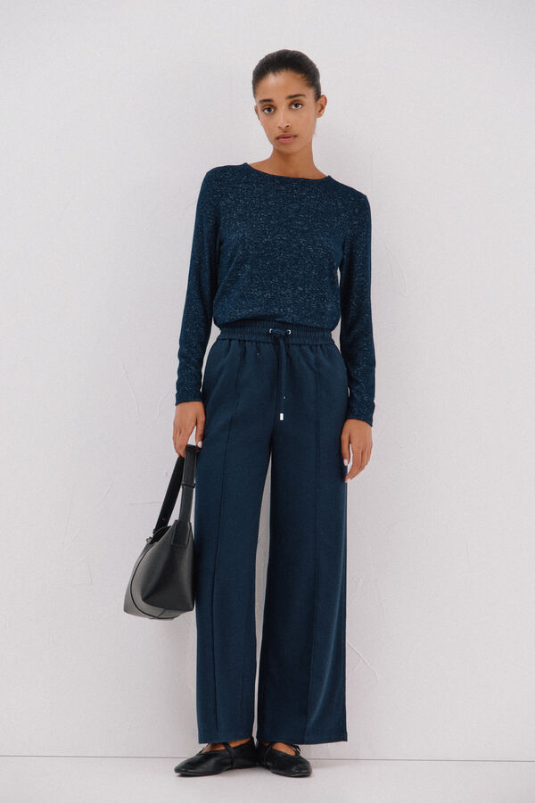 Cortefiel Panralón rubber textures Navy