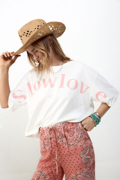 Slowlove Camiseta crop Slowlove