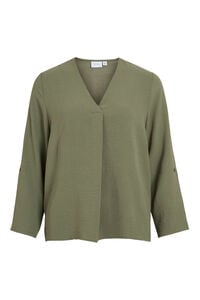 Vila Blusa manga m&eacute;dia