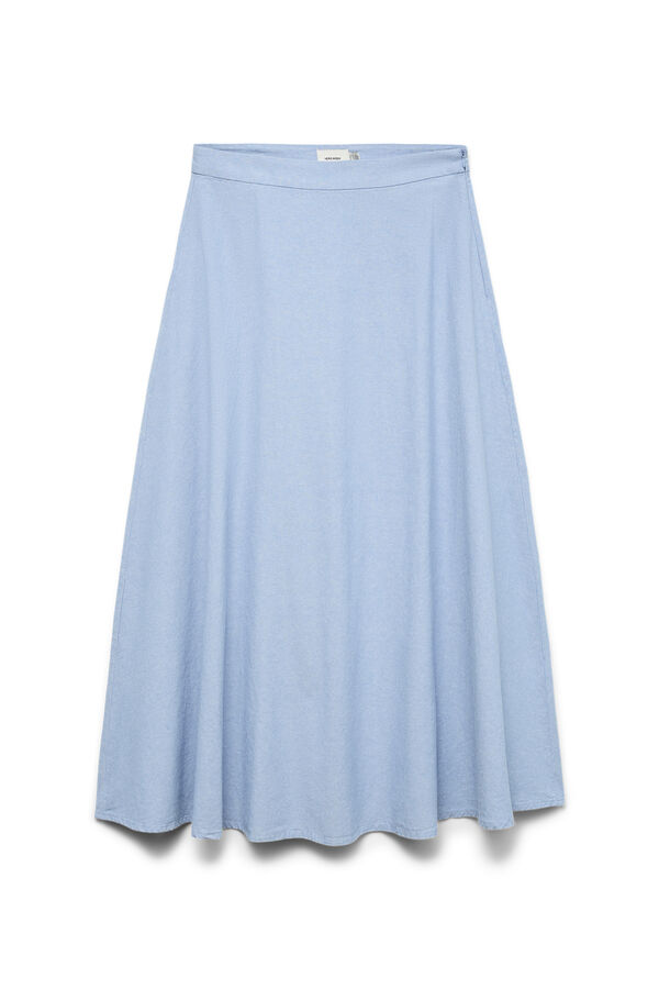 Vero Moda Cotton long skirt Blue